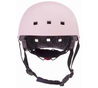 sun baby Casco para Niños, Talla S (50-54 cm), Casco Bicicleta Niños con Ajuste perimetral, mentonera, Cierre magnético, Rejillas de ventilación (Rosa Claro)