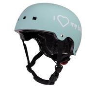 sun baby Casco para Niños, Talla S (50-54 cm), Casco Bicicleta Niños con Ajuste perimetral, mentonera, Cierre magnético, Rejillas de ventilación (Menta)