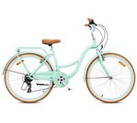 sun baby Flower Bike Retro Bicicleta Urbana Mujer 26" - Menta
