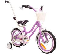 sun baby Heart Bike Bicicleta niña 14" - Morado