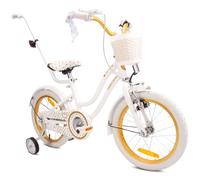 sun baby Heart Bike Bicicleta niña 16" - Blanco-Dorado