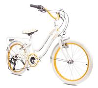 sun baby Heart Bike Bicicleta niña 20" - Blanco-Dorado