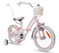 sun baby Heart Bike Silver Moon Bicicleta niña 16" - Rosa