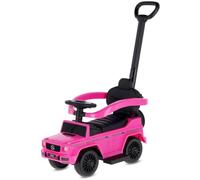 SUN BABY Mercedes-Benz G Correpasillos Andador Desde 12 Meses con Empujador para Niños, Ruedas de Goma TPE, Barra de Seguridad, Reposapiés Retráctiles, Volante con Sonidos - Rosa