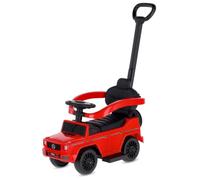 SUN BABY Mercedes-Benz G Correpasillos Andador Desde 12 Meses con Empujador para Niños, Ruedas de Goma TPE, Barra de Seguridad, Reposapiés Retráctiles, Volante con Sonidos - Rojo