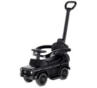 SUN BABY Mercedes-Benz G Correpasillos Andador Desde 12 Meses con Empujador para Niños, Ruedas de Goma TPE, Barra de Seguridad, Reposapiés Retráctiles, Volante con Sonidos - Negro