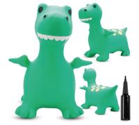 SUN BABY Saltador Hinchable para Niños hasta 45 Kg sin BPA, de 1 año, Pelotas saltarinas para niños (Dragón Verde con Manchas)
