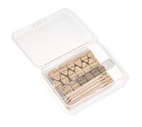 Sun&Beam Nails Adhesive Tabs 25 Sheets for Press On False Nail Gel Glue Double Sided Stickers Waterproof Transparent Strong Sticky (25sheet set with box)