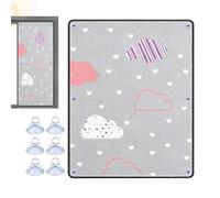 Sun Blocking Window Film | Heat Insulation,Heat Control Window Cling - Homeowners Renters Home Office Apartment Living Room Bedroom Bathroom Kitchen Nursery Study Garage