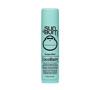 Sun Bum Bálsamo labial Coco Balm, fórmula hidratante y sin silicona, fabricado con aloe vera y aceite de coco, menta oceánica, 4,25 g
