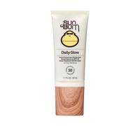 Sun Bum Daily SPF 30 GLOW Sunscreen Face Lotion | Bloque solar facial hidratante | Tinted Dewy Finish | Hawaii 104 Compa para la Ley (Ocinoxato y Ox