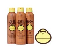 Sun Bum original con protector solar hidratante SPF 50 con pegatina soleada Vegan y arrecifes Octinoxato y Oxibenzone Free Broad Spectrum UVA/UVB Sun