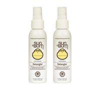 Sun Bum Sun Bum Curls & Waves Detangler Tratamiento capilar hidratante vegano y libre de crueldad para cabello ondulado y rizado, paquete de 2