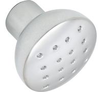 Sun Chain Pomo para muebles Pharis Ø 28 mm - Pomo para armario Profundidad 24 mm - Pomo para muebles - Zinc fundido a presión cromado mate