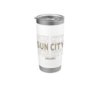 Sun City Arizona vintage Vaso térmico de acero inoxidable de doble pared