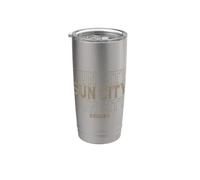 Sun City Arizona vintage Vaso térmico de acero inoxidable de doble pared