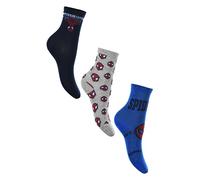 Sun City Calcetines Marvel Spiderman set 3 pares para bebé de algodón Calcetines Niño 5676, Variante 2, 23-26