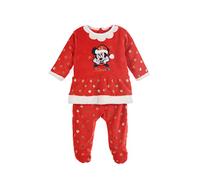 SUN CITY DISNEY MINNIE Pyjama Juego de Pijama, Red, 18 mois para Bebés