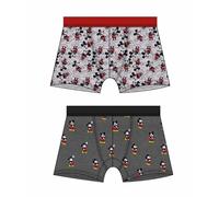 Sun City Pack 2 bóxer adulto Mickey Mouse Disney ropa interior