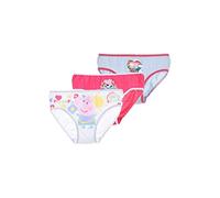 Sun City Peppa Pig - Calzoncillos para niña (3 unidades), multicolor, 116/128 cm