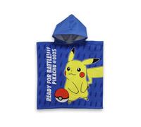 SUN CITY Poncho Microfibra Piscina Playa Pokemon 110 x 55 cm