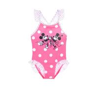 Sun City Traje de baño para niña | Minnie Mouse | A partir de 12 a 36 meses | Mickey Mouse | Una pieza | Traje de baño para bebé, Rosa., 98