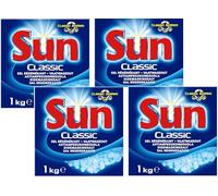 Sun Classic - Juego de 4 sales, 1 kg, limpiador para lavavajillas
