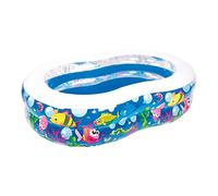 AVENLI Sun Club Figure 8 Pool-Grande Piscina Divertenti Animali marini, per Bambini da 6 Anni, 175x109 cm, Colore BLU, l, JL-211806