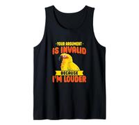 Sun Conure Parrot Joke Funny Bird Lover Tropical Loro Camiseta sin Mangas