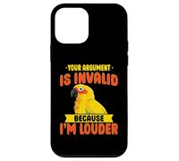 Sun Conure Parrot Joke Funny Bird Lover Tropical Loro Carcasa para iPhone 12 mini
