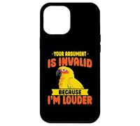 Sun Conure Parrot Joke Funny Bird Lover Tropical Loro Carcasa para iPhone 12 Pro Max
