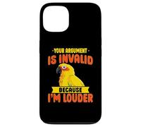 Sun Conure Parrot Joke Funny Bird Lover Tropical Loro Carcasa para iPhone 13