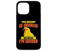 Sun Conure Parrot Joke Funny Bird Lover Tropical Loro Carcasa para iPhone 13 Pro Max