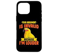 Sun Conure Parrot Joke Funny Bird Lover Tropical Loro Carcasa para iPhone 16 Pro Max