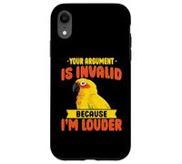 Sun Conure Parrot Joke Funny Bird Lover Tropical Loro Carcasa para iPhone XR