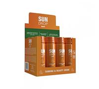 sun drop shot 12 x 80 ml tanning and beauty drink withgreen tea and aloe vera