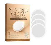 Sun Free Glow Patches - 4 Pieces Body Tanner, 2.7x0.5x3.9 Inch Sunless Tanning Solution For Natural Skin Tint, Easy Application Sticker For Face, Arm, Leg And Back, Essential Beauty Care For Summer