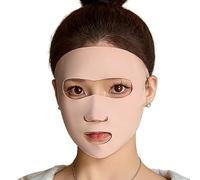 Sun Guard Face, UV Protection Ice Silk, Lightweight Breathable Outdoor Cover, Open Design Face Scarf with Ear Loops, Anti Sun Dust Shield for Cycling Hiking Fishing Running Travel Sports Use, 1