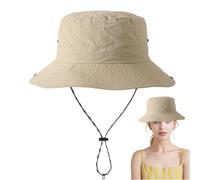 Sun Hat - Wide Brim Bucket Hat, Breathable Adjustable Outdoor Fishing Cap