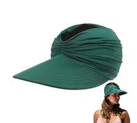 Sun Hats for Women, Wide Brim Summer Hat, UV Protection Outdoor Visor Cap, Breathable Golf Béisbol, Stylish Headwear for Running Camping Hiking Trails Sports, 68 g