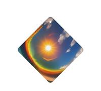 Sun High In The Sky - Ambientadores para coche, 4 unidades, cuadrados, para colgar en tabletas de aromaterapia, ambientadores perfumados para dormitorio y baño