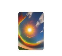 Sun High In The Sky - Ambientadores para coche, 4 unidades, rectangulares colgantes, tabletas de aromaterapia, ambientadores perfumados para dormitorio y baño