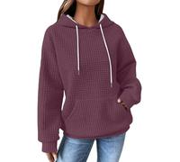 Sun Hoodie - Sudadera para mujer, manga larga, con capucha, con capucha, para mujer, con cremallera, con bolsillo, canguro, abrigos para todos los días, chaqueta a cuadros, ropa informal, sudadera