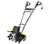 Sun Joe Electric Garden Tiller Cultivator, Steel Tines, 12 Amp, 16 Inch, Black - Heavy-Duty Gardening Machine & Equipment for Gardens, Lawns & Yards, TJ603E