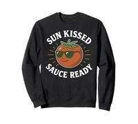 Sun Kissed Sauce Ready Funny Tomate Gafas de sol Sudadera