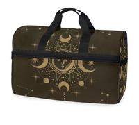 Sun Magical Alchemy - Bolsa de viaje para hombres, mujeres, niños, niñas y adolescentes, bolsa de gimnasio deportiva de gran tamaño con compartimento para zapatos, bolsa de entrenamiento para el fin