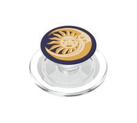 Sun Moon Celestial Retro de los 90 PopSockets PopGrip para MagSafe
