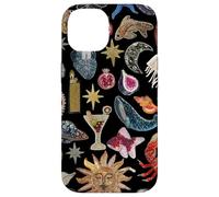 Sun Moon Star Mosaico Charm Collage Y2K Carcasa para iPhone 14
