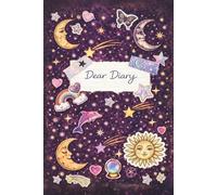 Sun, Moon & Stars 90's Hardback Journal: Vintage Celestial Diary for Writing & Journaling