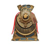 Sun Old Egyptian Timeless Grace - Bolsa de Navidad con estampado de gracia, paquete de vacaciones de primera calidad, embalaje festivo de Navidad con diseños alegres